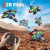 4DRC RC Planes Remote Control Airplanes with 2 Batteries, Foam RC Planes for Kids Adults Beginners 4-7 8-12 12-16, Remote Control Helicopter Fighter Jet Drones for Kids Adults, 360 Flip view 2