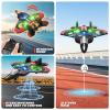 4DRC RC Planes Remote Control Airplanes with 2 Batteries, Foam RC Planes for Kids Adults Beginners 4-7 8-12 12-16, Remote Control Helicopter Fighter Jet Drones for Kids Adults, 360 Flip view 3