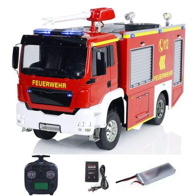 TOUCAN RC HOBBY 1:14 4x2 RC Fire Fighting Truck RTR Car Remote Control Fire Vehicle Model Sound