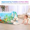 Dinosaur Kids Play Tunnel - Toddler Crawl Tunnel for Indoor Active Play, Foldable Baby Tunnel Toy for Boys & Girls, Encourages Crawling & Movement view 4