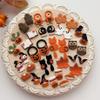 2025 Fall Polymer Clay Cutter Bundle No. 1, Halloween and Autumn Theme Clay Cutters, Maple Leaf, Ghost, Pumpkin, Cozy Fall Craft Supply Set view 2
