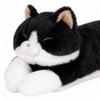 32 inch Large Stuffed Cat Plush Toy, Big Cat Stuffed Animal Long Body Pillow, Black & White Kitty Stuffy Plushie Gift for Kids Boys Girls, Birthday Valentine's Day view 4