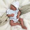 20'' Full Silicone Reborn Baby Dolls African Open Mouth, Newborn Black Boy That Look Real Sleeping Babies Advanced Painted Gift (Boy,African) view 2