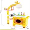 Kids Pretend Play Wooden Toy Giraffe Kitchen PlaySet view 4