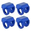 eMagTech 4pcs Remote Control Car Aluminum Alloy Shock Resistant Cap Protector Compatible with ARRMA Granite Typhon Grom, Blue view 1