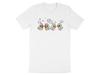 Adorable Little Ducks Tshirt with Speech Bubbles Love Fun 3XL / Asphalt view 3