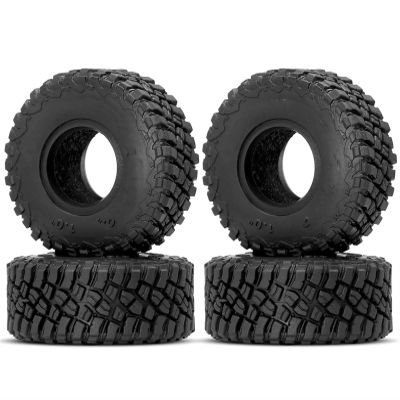 Rc Car Wheel Rim Tire for Axial for SCX24 for FMS for TRX4M FCX24 55 * 22mm 1.0 in Rubber Tires Tyre for 1/18 1/24 RC Crawler Upgrades Parts(55mm*22mm)