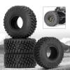 Rc Car Wheel Rim Tire for Axial for SCX24 for FMS for TRX4M FCX24 55 * 22mm 1.0 in Rubber Tires Tyre for 1/18 1/24 RC Crawler Upgrades Parts(55mm*22mm) view 4