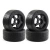 Rc Car Wheel Rim Tire for Arrma 1/7 for Infraction for Felony for Limitless rc Cars Upgrade Parts 4Pcs 100X42mm 5-Spoke Tire Tyre 17Mm Wheel Hex view 1