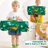 DJY Toddler Nap Mat,Kid Slumber Bag with Removable Pillow & Minky Blanket,Soft Sleeping Mat Perfect for Daycare,Preschool,Kindergarten,Travel view 3