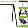 Swing Set Frame, Swing Stand 8FT, 880 lbs Capacity Heavy Duty Metal Outdoor Playground Frame for Backyards, Hammock Stand view 2