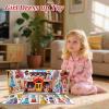 Dress Up Games - Magnetic Princess Paper Doll Playset for Kids, Educational Pretend Play Toys with Stickers, Travel, Party Favors, Birthday, Home, and Car Trips view 2
