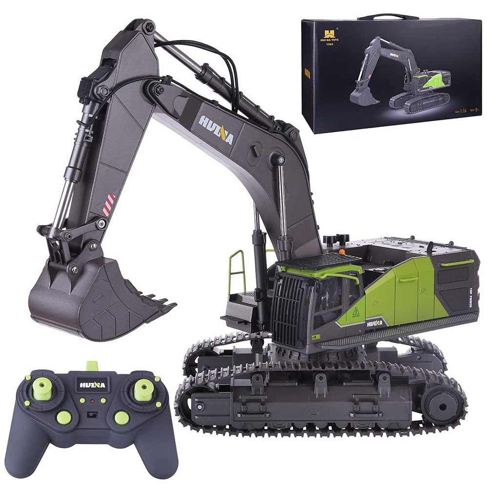 WOWOBONTOY RC Construction Vehicles Model, 1:14 22CH 2.4G Excavator Remote Control Truck, Idea Vehicle Gift for Adults and Teens