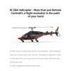 BICRKTOMXY 1:53 Scale A61 RC Helicopter, 2.4G 4CH Single Rotor Flybarless Mini RC Aircarft Model with 6-Axis Gyro, Optical Flow and Altitude Hold, Gifts for Adults (RTF Version) view 3