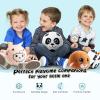 VangeBow Silent Indoor Soccer Balls for Toddlers 1-3, Inflatable Soft Plush Baby Toddler Soccer Ball Toys Gifts for 1 2 3 4 5 Year Old Boy Girl First Birthday Gift (Panda, Pump Include) view 2