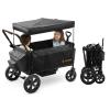 BabyVista Stroller Wagon for Kids, One-Hand Adjustable Push/Pull Handle, Spacious Storage, 8"/12" All-Terrain Wheels, Canopy with Bug Net, Wagon Stroller for Daily Walks, Short Trips & Grocery Runs view 1