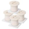 4 Sets Kids Play Slide Screw Square Nut Bolts and Caps Plastic Bolt Replacement Parts Children Slide Fixing Screw Covers Toddler Playground Repair Attachments Play Set Accessories view 1