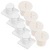 4 Sets Kids Play Slide Screw Square Nut Bolts and Caps Plastic Bolt Replacement Parts Children Slide Fixing Screw Covers Toddler Playground Repair Attachments Play Set Accessories view 3