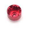 7075 Aluminum Differential Case + 45# Hardened Steel Differential Spur Gear and Bevel Gear for 1/10 Tamiya XV02 TT02 TT02B RC Car Replace # 54875 Upgraded Parts (Red) view 3