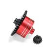 7075 Aluminum Differential Case + 45# Hardened Steel Differential Spur Gear and Bevel Gear for 1/10 Tamiya XV02 TT02 TT02B RC Car Replace # 54875 Upgraded Parts (Red) view 4