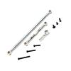 DYNWAVE RC Car Metal Steering Link Rod Easy Installation with Screw Servo Rod and Arm for MN86 Hobby Model MN128 Replacement Upgrade, Silver view 2