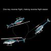 BICRKTOMXY C138PRO RC Helicopter, 1:33 Scale Bell 206 2.4G 6CH Flybarless Single-Rotor Altitude Hold RC Aircraft with Optical Flow, 6-axis Gyro and One-Touch Inverted Flight, Gifts for Adults (RTF) view 4