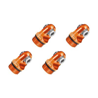 GPM 7075-T6 Alloy Shock Cap For Vanouish Products 1/10 H10 Optic Kit-Vps09027 (Orange)