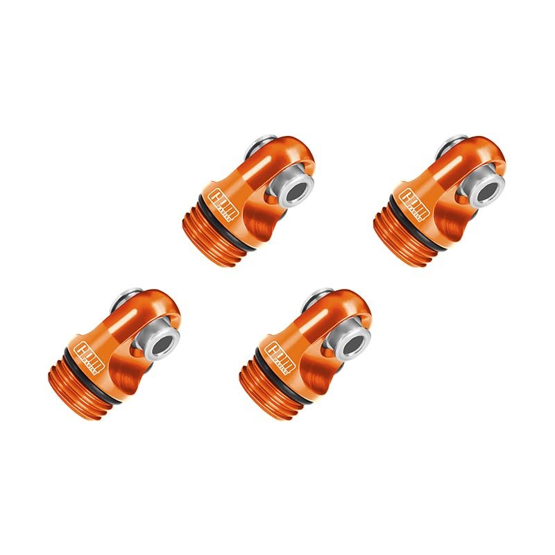 GPM 7075-T6 Alloy Shock Cap For Vanouish Products 1/10 H10 Optic Kit-Vps09027 (Orange)