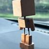 Charming Little Wooden Figure That Sways with 12PCS Magnetic Expressions, Handcrafted Shaking Wooden Man Figurine Shaking Body Woodens Doll, Funny Shaking Body Man Figure for Desktop Decor view 4