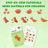 Air Dry Clay for Kids - 6 Dinosaur Themed Modeling Clay Kit, Model Magic Clay with Sculpting Tools and Tutorials, Ultra Light & Soft, Non-Toxic & Safe, DIY Arts and Crafts School Projects for Kids view 4