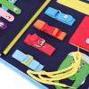 NOENNULL Felt Sensory Board for Toddlers, for 3 4 5 Year Old, Preschool Learning Toys with Fine Motor Skills Activities for Boys Girls view 4