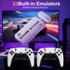 2026 Upgraded Retro Gaming Console with 20k+ Classic Games & 23 Emulators, 4K HDMI Plug & Play Game Stick for TV, Includes Dual 2.4G Wireless Controllers & Skin Stickers (64GB) view 2