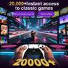 2026 Upgraded Retro Gaming Console with 20k+ Classic Games & 23 Emulators, 4K HDMI Plug & Play Game Stick for TV, Includes Dual 2.4G Wireless Controllers & Skin Stickers (64GB) view 3