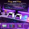 2026 Upgraded Retro Gaming Console with 20k+ Classic Games & 23 Emulators, 4K HDMI Plug & Play Game Stick for TV, Includes Dual 2.4G Wireless Controllers & Skin Stickers (64GB) view 4