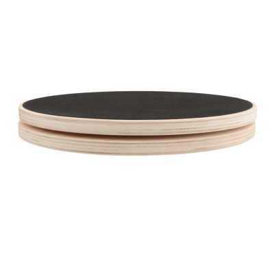 harayaa Wooden Ab Twister Board, 11.6 in Diameter, Non-Slip Waist Twisting Disc for Home Core and Balance Training