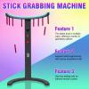 USRENBIAO Catch Stick Arcade Game Machine - Coin Operated Hand Eye Coordination Training & Reflex Sticks Catching Game for Parties, Carnivals, Bars, Family Game Night, Business 2025 New (Black) view 4