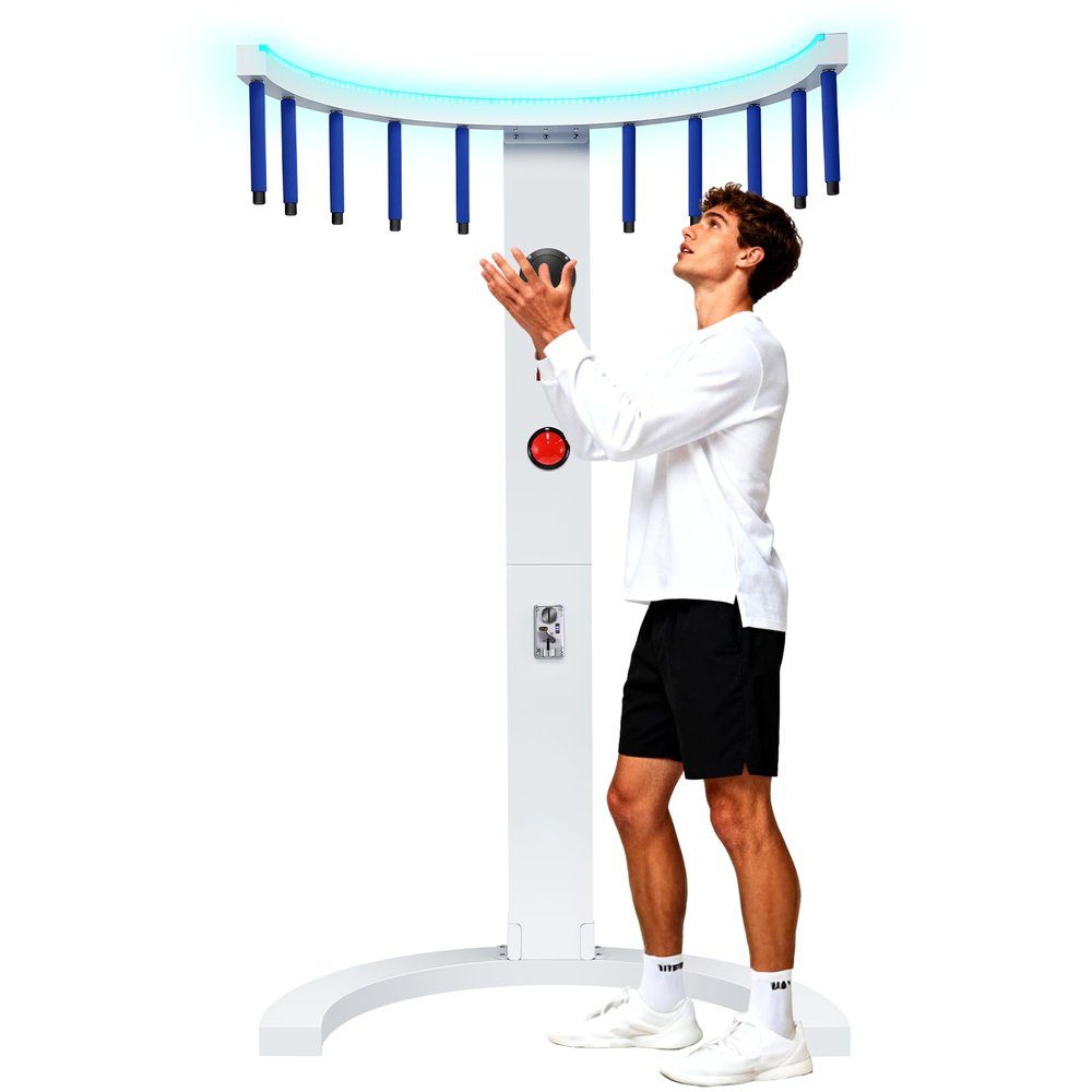 USRENBIAO 2026 New Arcade Catching Stick Game - Light-Up Electronic Reflex Training Toy, Hand Eye Coordination Challenge for Party, Game Room & Business Entertainment
