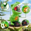 JUKUDAHU Dinosaur Shooting Toys for Kids 3-5, Moveable Shooting Game with 2 Air-Pump, 36 Balls Toys, Scoreboard, Light and Sound, Competitive Game Birthday Gift for Boys and Girls Ages 3 4 5 6 7 8 view 3