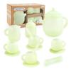 MCGMITT Tea Party Set for Toddler 3-5, 15PCS Silicone Tea Set Kids Tea Set, Includes Teapot, 4 Tea Cups and Coasters, Creamer, Sugar Bowl, 4 Spoons, Kitchen Pretend Play for Little Girls Boys Age 3-6 view 1