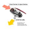 1/10 Metal RC Winch with Clutch, Scale Electric Winch Compatible with AXIAL SCX10III JL, VP Phoenix, C4WD 4Runner, TRX4 2021 Bronco, TRX6 Ultimate Hauler, LC79 with TF2 Chassis view 4