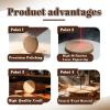 30 PCS Custom Wooden Tokens with Laser Engraved Personalized Drink Token with Your Logo, Image & Text 40MM Double Sided Printed Drink Chips Wooden Round Tokens for Party,Wedding,Bar,Corporate Events view 4