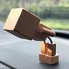 2PCS Shaking Wooden Man Figurine,Handmade Shaking Feet Wooden Doll with 12 Magnetic Decorations,Funny Wood Desktop Bobblehead Car Dashboard Decor,Travel Commutes & Home Desk Accessories view 4