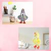 2 Pcs Desk Goose Outfits 7 Inches, Mini Desk Goose Clothes Hoodies 7 Inch Porch Goose Costume Desk Goose Accessories for Magnetic Goose Statue Table Decor (Grey & Yellow) view 4