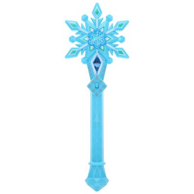 DEARMAMY Light Up Snowflake Wand - Glowing Abs Fairy Wand for Stage Performance, Party Events and Themed Decor