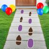 YooNotee 20 Pcs Toy Inspired Party Floor Decals Removable Foot Steps Floor Sticker Toy Theme Decoration for Birthday Halloween Photo Props Supplies view 1