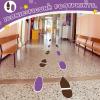 YooNotee 20 Pcs Toy Inspired Party Floor Decals Removable Foot Steps Floor Sticker Toy Theme Decoration for Birthday Halloween Photo Props Supplies view 4