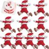 10pcs Christmas Cake Toppers Cute Cake Decorations Birthday Cake Supplies for Xmas New Year Holiday Christmas Parties view 1