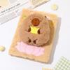 Veesper Capybara Notebook A5 Plush Capybara Journal 7.6x6.7 Inch Cute Animal Writing Notebook for Home Office School Supplies Travel Diary Stationery view 3