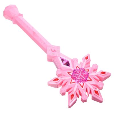 DEARMAMY Light Up Snowflake Wand - Glowing Abs Fairy Wand for Stage Performance, Party Events and Themed Decor