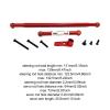 kowaku RC Car Steering Linkage Rod Servo Rod and Arm Spare Parts Modification with Screw Easy Installation for MN86 Car Accessories, red view 2
